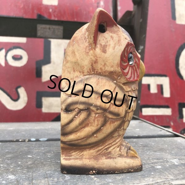 画像4: Vintage Ceramic Owl Candle Holder (B433) (4)