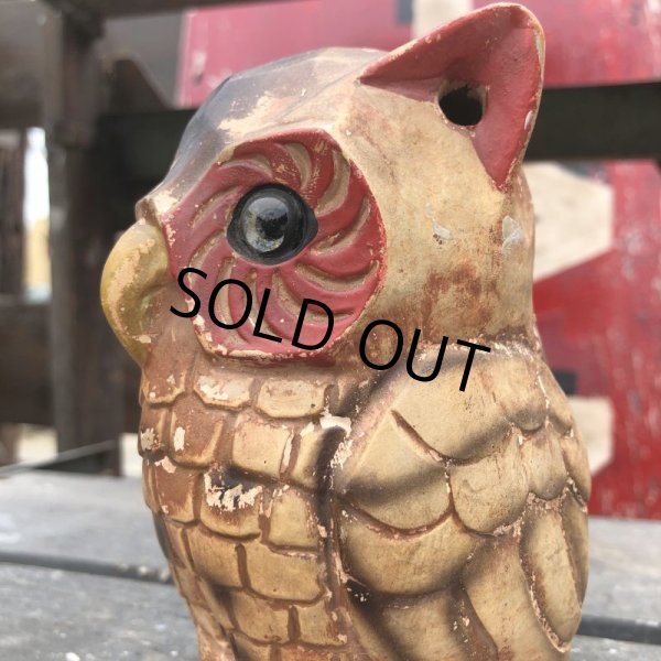 画像8: Vintage Ceramic Owl Candle Holder (B433) (8)
