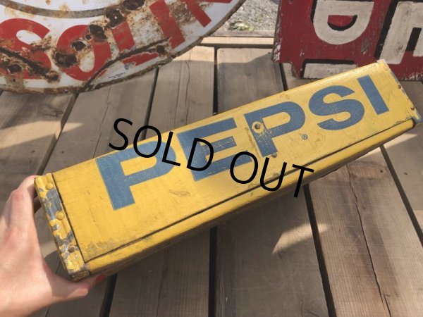 画像3: 70s Vintage Pepsi Wooden Crate (B440) (3)