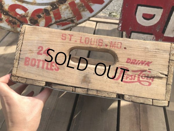 画像4: 70s Vintage Pepsi Wooden Crate (B441) (4)