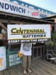 画像1: Vintage CENTENNIAL BATTERIES Metal Sign (B443)  (1)