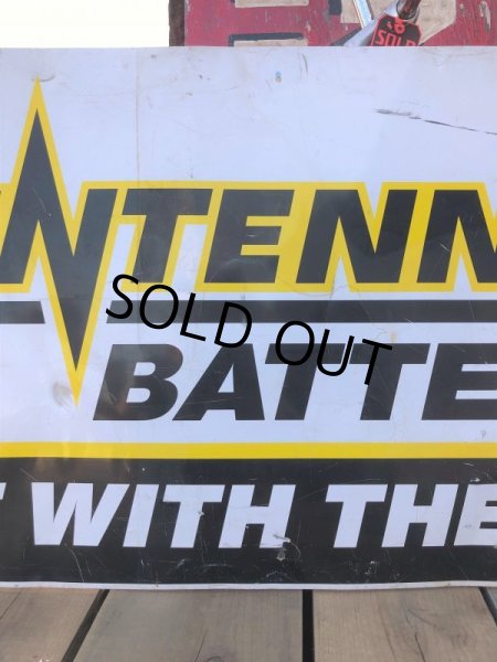 画像10: Vintage CENTENNIAL BATTERIES Metal Sign (B443)  (10)