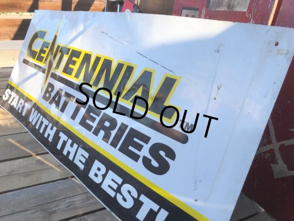 画像4: Vintage CENTENNIAL BATTERIES Metal Sign (B443)  (4)