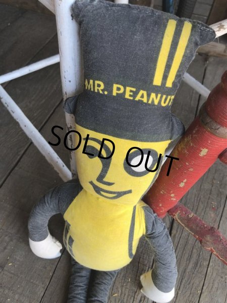 画像2: Vintage Advertising Pillow Doll Mr Peanut (B109) (2)