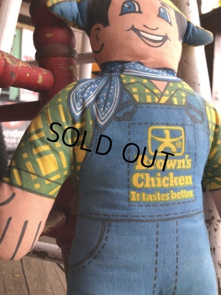 画像5: Vintage Advertising Pillow Doll  Brown's Chicken (B074) (5)