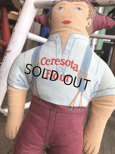 画像3: Vintage Advertising Pillow Doll  Cresota Flour (B078) (3)