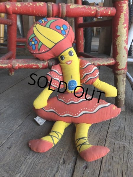 画像8: Vintage Advertising Pillow Doll Chiquta Banana (B101) (8)