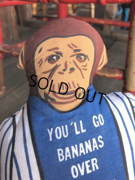 画像3: Vintage Advertising Pillow Doll CE Monkey (B106) (3)