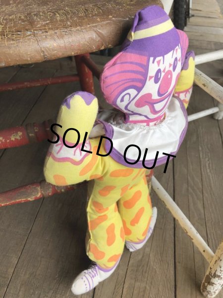 画像3: Vintage Advertising Pillow Doll Bracho The Clown (B068) (3)