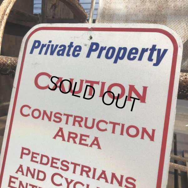 画像2: Vintage Road Sign Private Property (B449)  (2)