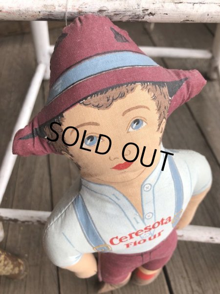 画像4: Vintage Advertising Pillow Doll  Cresota Flour (B078) (4)