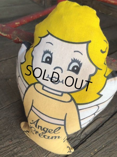 画像5: Vintage Advertising Pillow Doll Angel Cream (B098) (5)