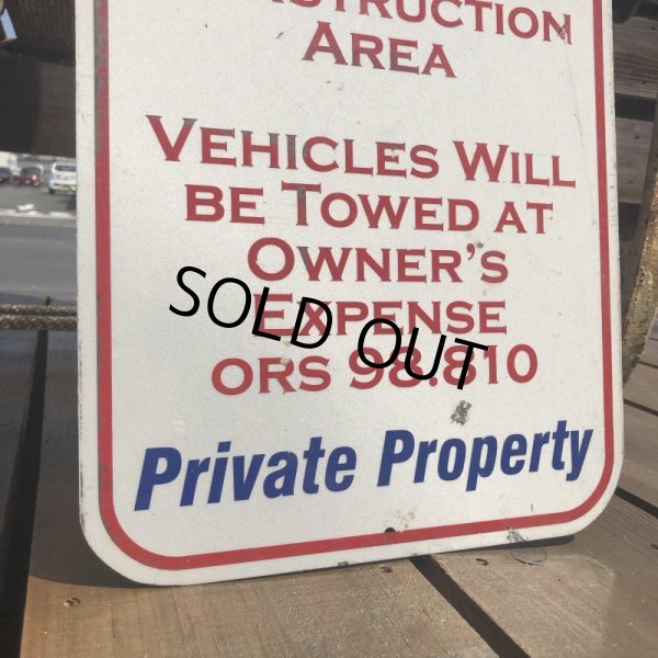 画像3: Vintage Road Sign Private Property (B450)  (3)