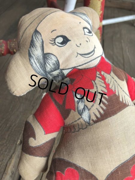 画像3: Vintage Advertising Pillow Doll Western Cow Girl (B072) (3)