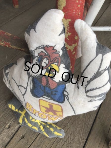 画像4: Vintage Advertising Pillow Doll  Brown's Chicken (B070) (4)