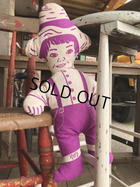 画像7: Vintage Advertising Pillow Doll  Farmer (B075) (7)