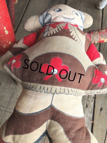 画像4: Vintage Advertising Pillow Doll Western Cow Girl (B072) (4)