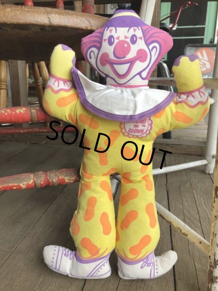 画像5: Vintage Advertising Pillow Doll Bracho The Clown (B068) (5)