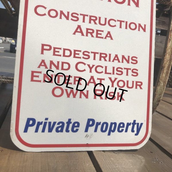 画像3: Vintage Road Sign Private Property (B449)  (3)