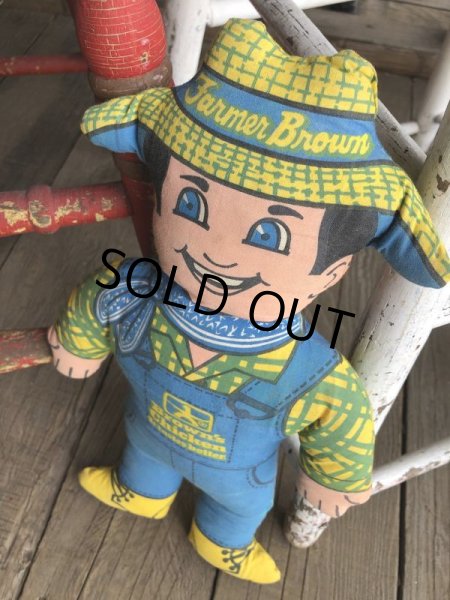画像6: Vintage Advertising Pillow Doll  Brown's Chicken (B074) (6)