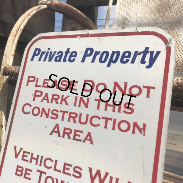 画像2: Vintage Road Sign Private Property (B450)  (2)