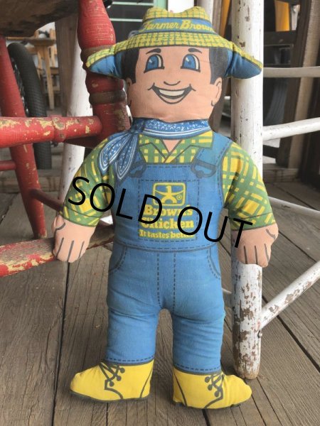 画像4: Vintage Advertising Pillow Doll  Brown's Chicken (B074) (4)