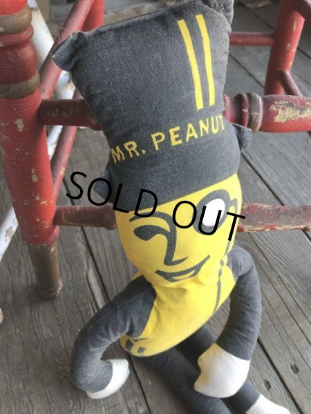 画像2: Vintage Advertising Pillow Doll Mr Peanut (B110) (2)