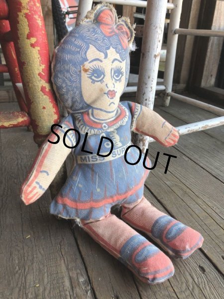画像2: Vintage Advertising Pillow Doll Miss Supreme (B102) (2)