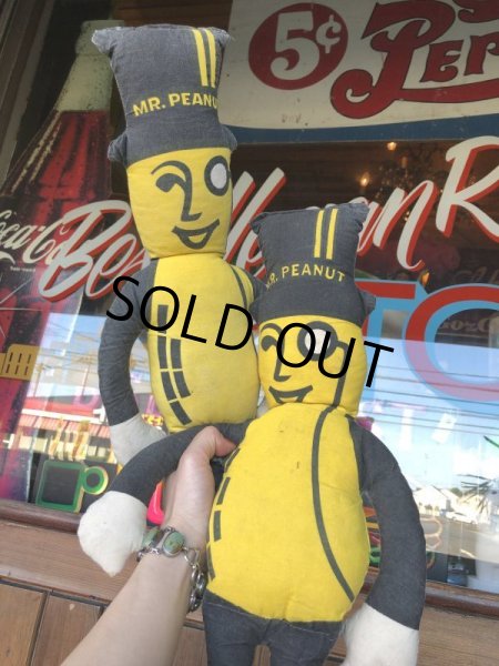 画像9: Vintage Advertising Pillow Doll Mr Peanut (B110) (9)