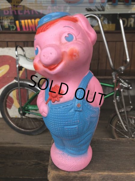 画像2: Vintage PIG Plastic Mold Piggy Bank (S491) (2)