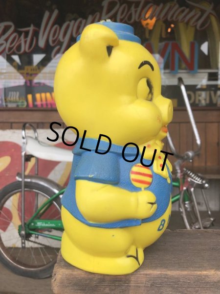 画像2: Vintage Piggy Bank Dot Ribbon (S821) (2)