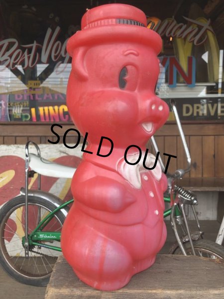 画像2: Vintage Piggy Bank Big Red (S825) (2)