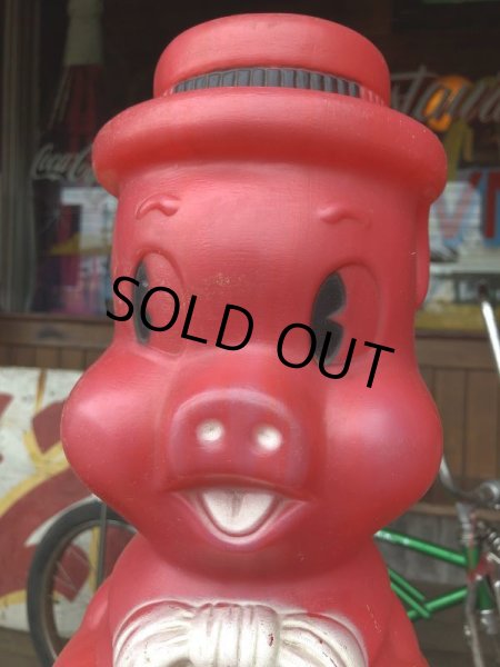 画像10: Vintage Piggy Bank Big Red (S825) (10)
