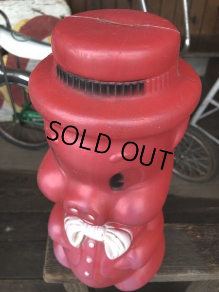 画像6: Vintage Piggy Bank Big Red (S825) (6)