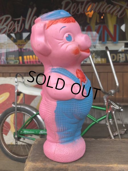 画像5: Vintage PIG Plastic Mold Piggy Bank (S491) (5)
