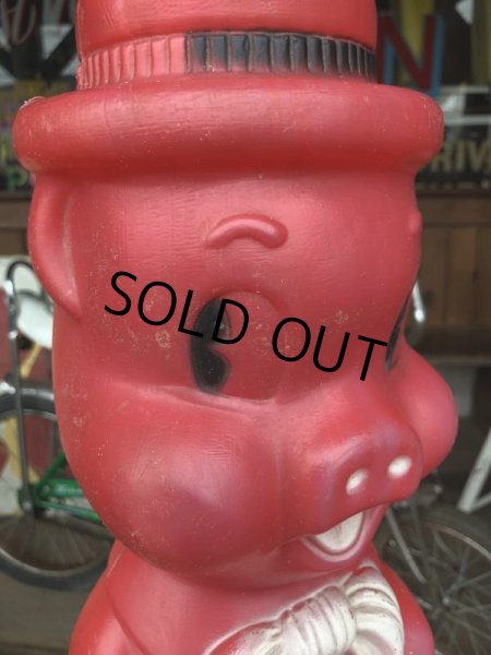 画像9: Vintage Piggy Bank Big Red (S825) (9)