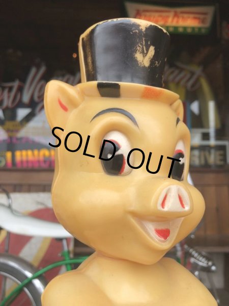 画像6: Vintage PIG Plastic Piggy Bank (S490) (6)