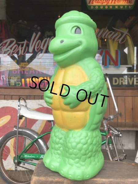 画像2: Vintage Turtle Plastic Blow Mold Bank (B451) (2)