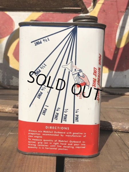 画像3: Vintage Mobiloil Outboard Can (B458) (3)