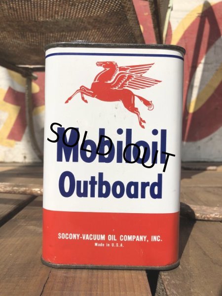 画像1: Vintage Mobiloil Outboard Can (B457) (1)