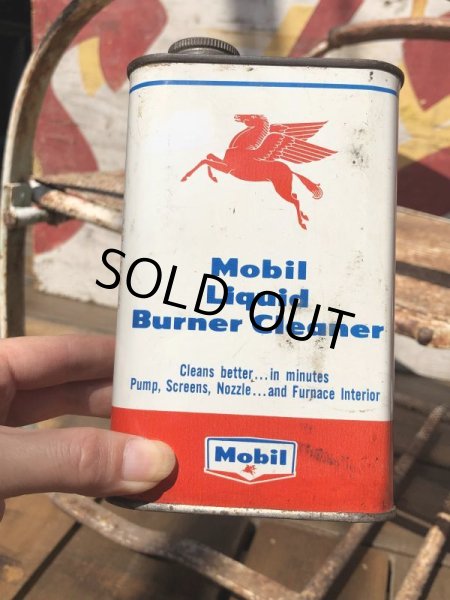 画像6: Vintage Mobil Liquid Burner Cleaner Can (B455) (6)
