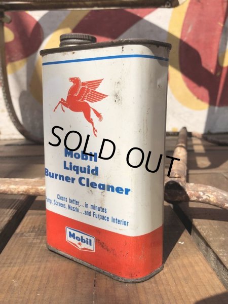 画像2: Vintage Mobil Liquid Burner Cleaner Can (B455) (2)