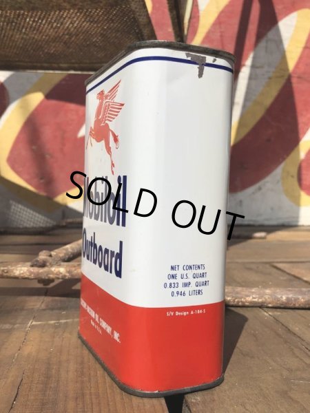 画像2: Vintage Mobiloil Outboard Can (B457) (2)