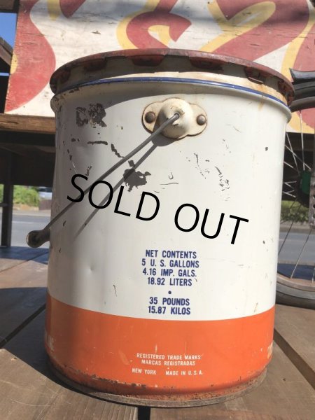 画像4: Vintage Mobil 5GL Motor Gas/Oil Can (S916) (4)