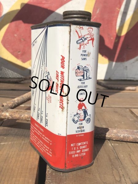 画像4: Vintage Mobiloil Outboard Can (B458) (4)