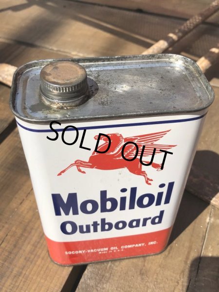 画像5: Vintage Mobiloil Outboard Can (B457) (5)