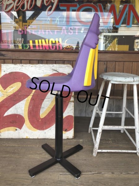 画像4: Vintage Mcdonald's Playland Chair Grimace (B460） (4)
