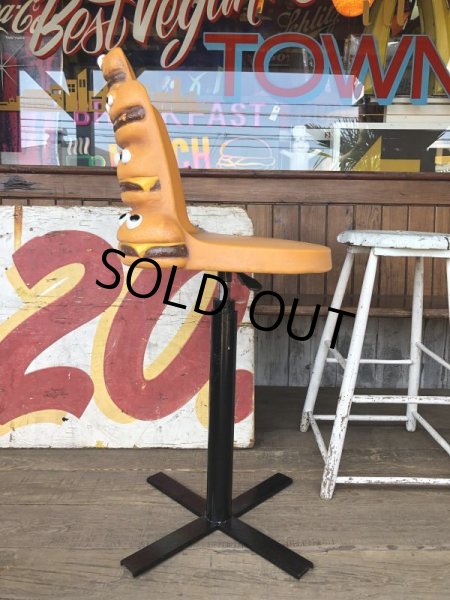 画像2: Vintage Mcdonald's Playland Chair Hamburger & Cheeseburger (B461） (2)