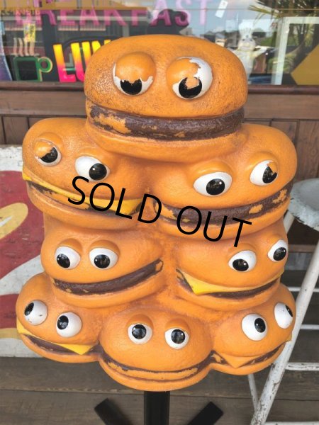 画像9: Vintage Mcdonald's Playland Chair Hamburger & Cheeseburger (B461） (9)