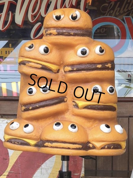 画像10: Vintage Mcdonald's Playland Chair Hamburger & Cheeseburger (B461） (10)